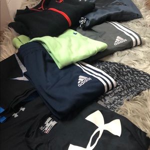 Bundle of boys size medium clothes